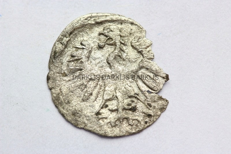 DENAR WILNO POLSKA 1555 - ZYGMUNT II AUGUST - ST.3