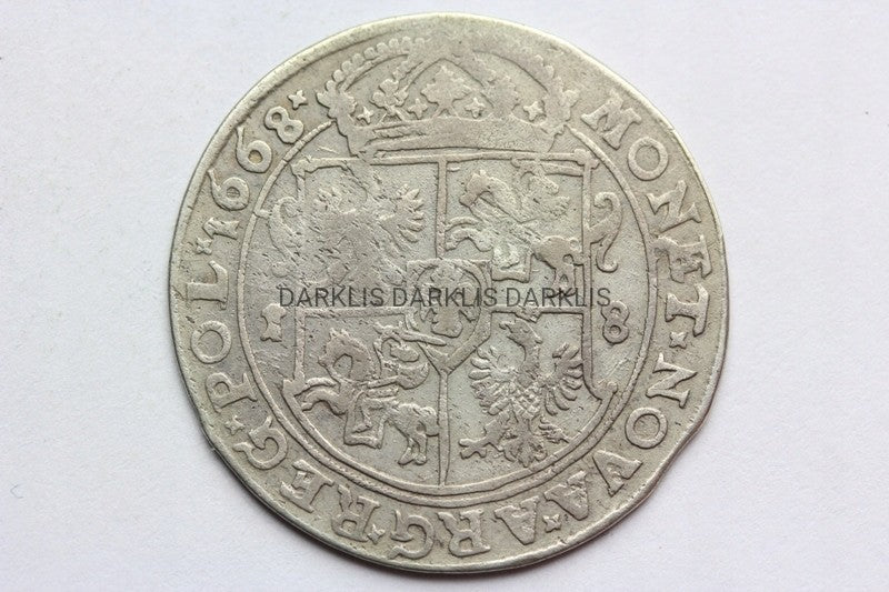ORT POLSKA 1668 TLB - JAN II KAZIMIERZ STAN 3 ++