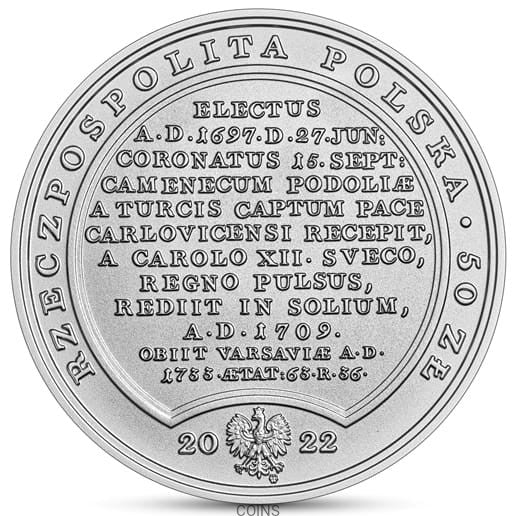 50 zł August II Mocny SSA 2022