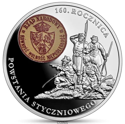 20 zł 160. rocznica Powstania Styczniowego