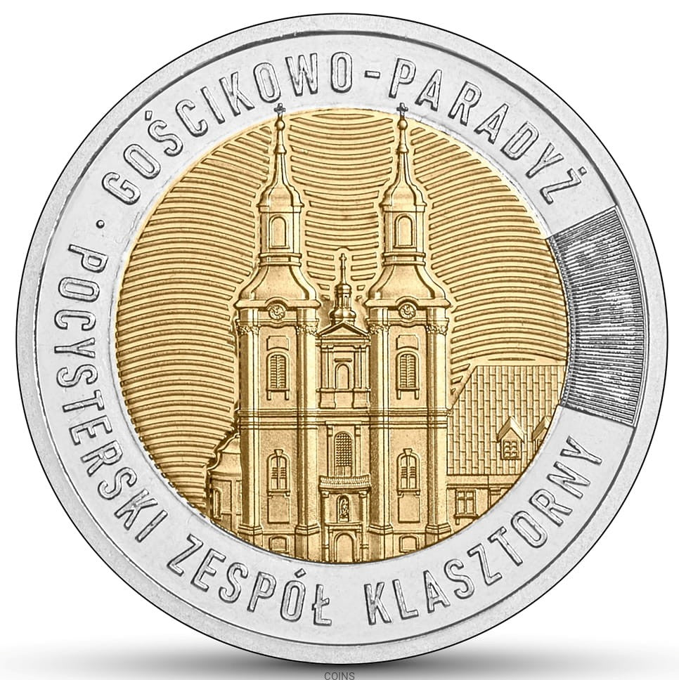 5 zł Gościkowo-Paradyż pocysterski zespół klasztorny