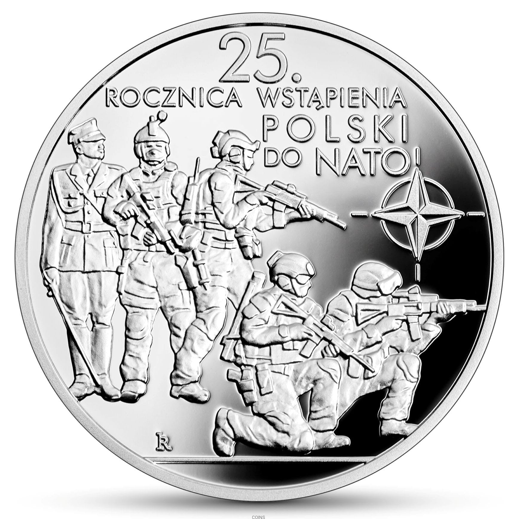 10 zł 25. rocznica wstąpienia Polski do NATO