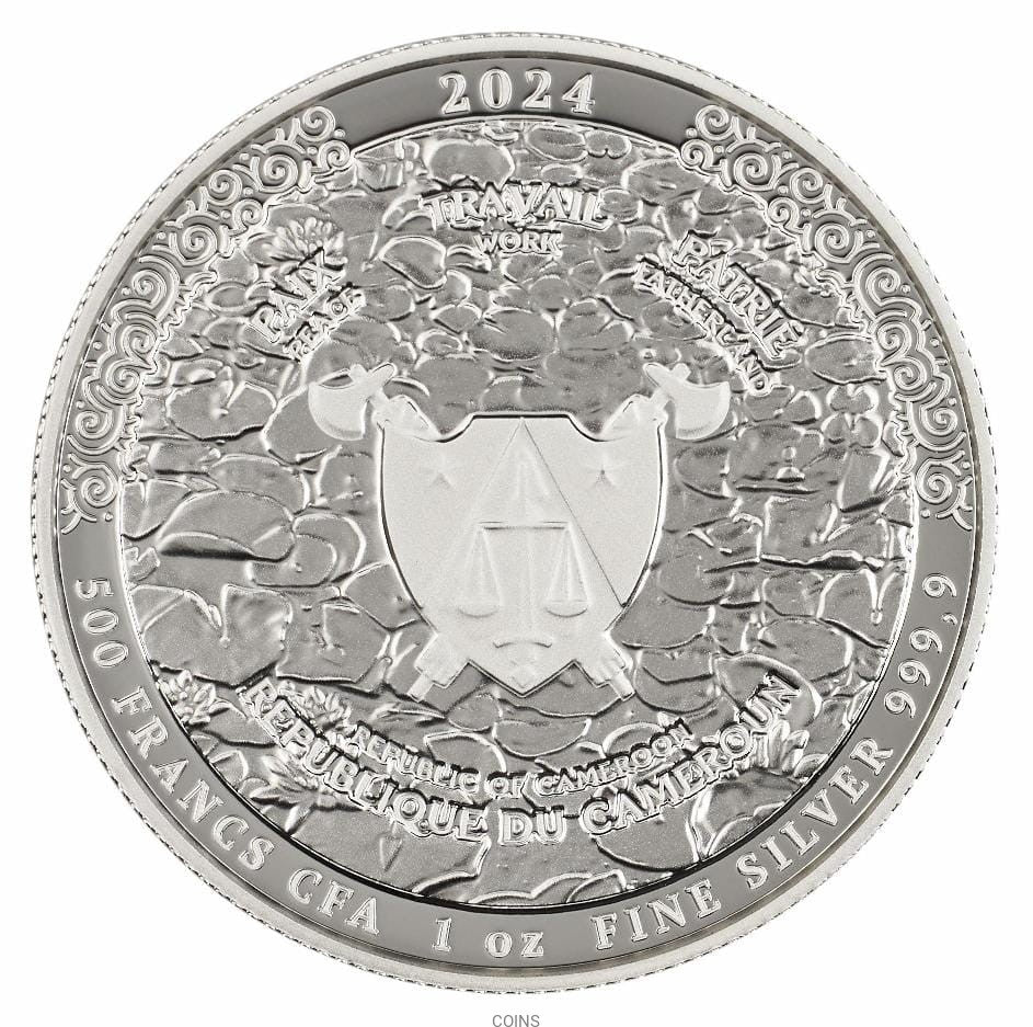 500CFA MIECZ PRZEZNACZENIA WIEDŹMIN BU 1oz Ag999,9