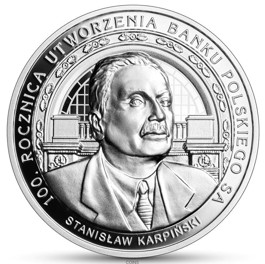 10 zł 100. rocznica utworzenia Banku Polskiego SA 1oz