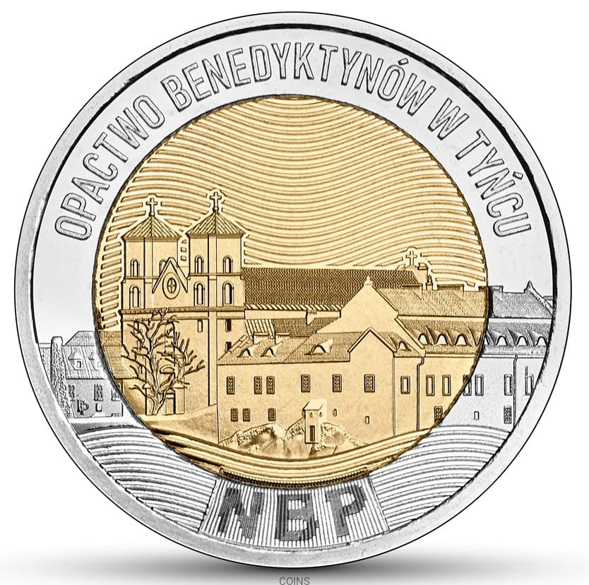 5 zł Opactwo Benedyktynów w Tyńcu