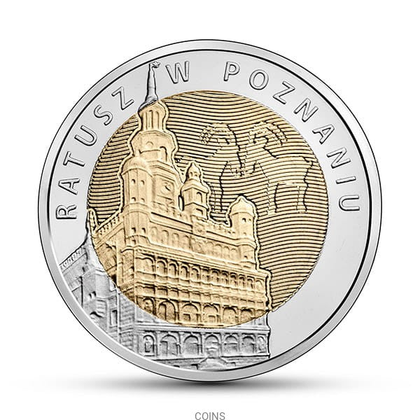 5 zł Ratusz w Poznaniu - Odkryj Polskę