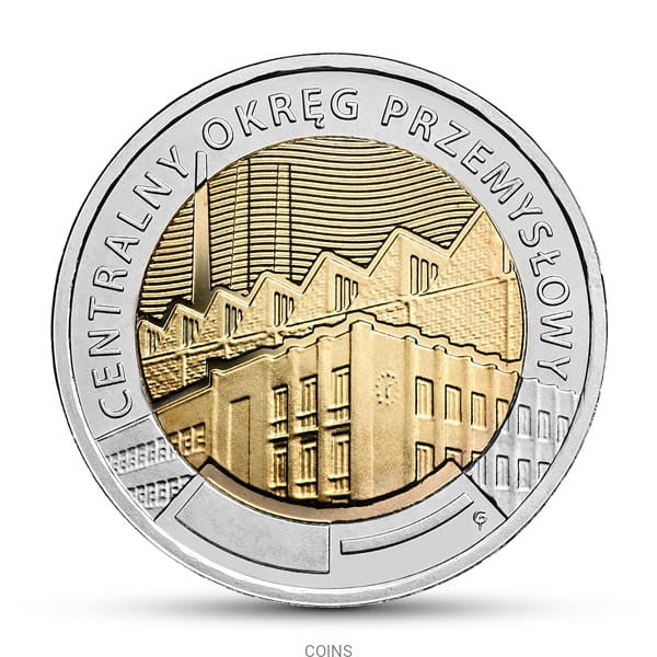 5 zł Centralny Okręg Przemysłowy - Odkryj Polskę