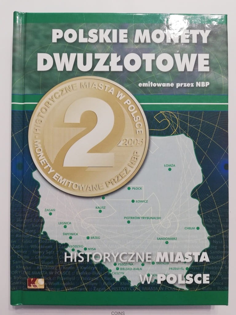32 x 2 zł HISTORYCZNE MIASTA W POLSCE Komplet 32 monet menniczych + Album
