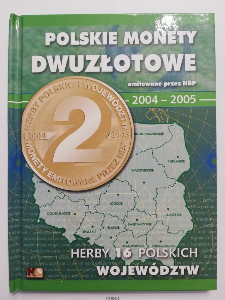 16 x 2 zł HERBY WOJEWÓDZTW Komplet 16 monet menniczych + Album