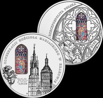 50 zł 700-lecie konsekracji kościoła Mariackiego