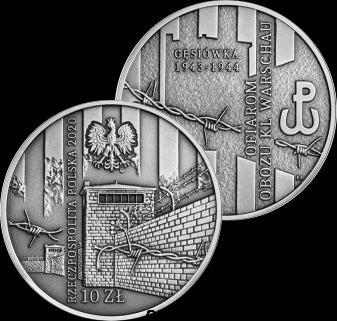 10 zł Ofiarom obozu KL Warschau