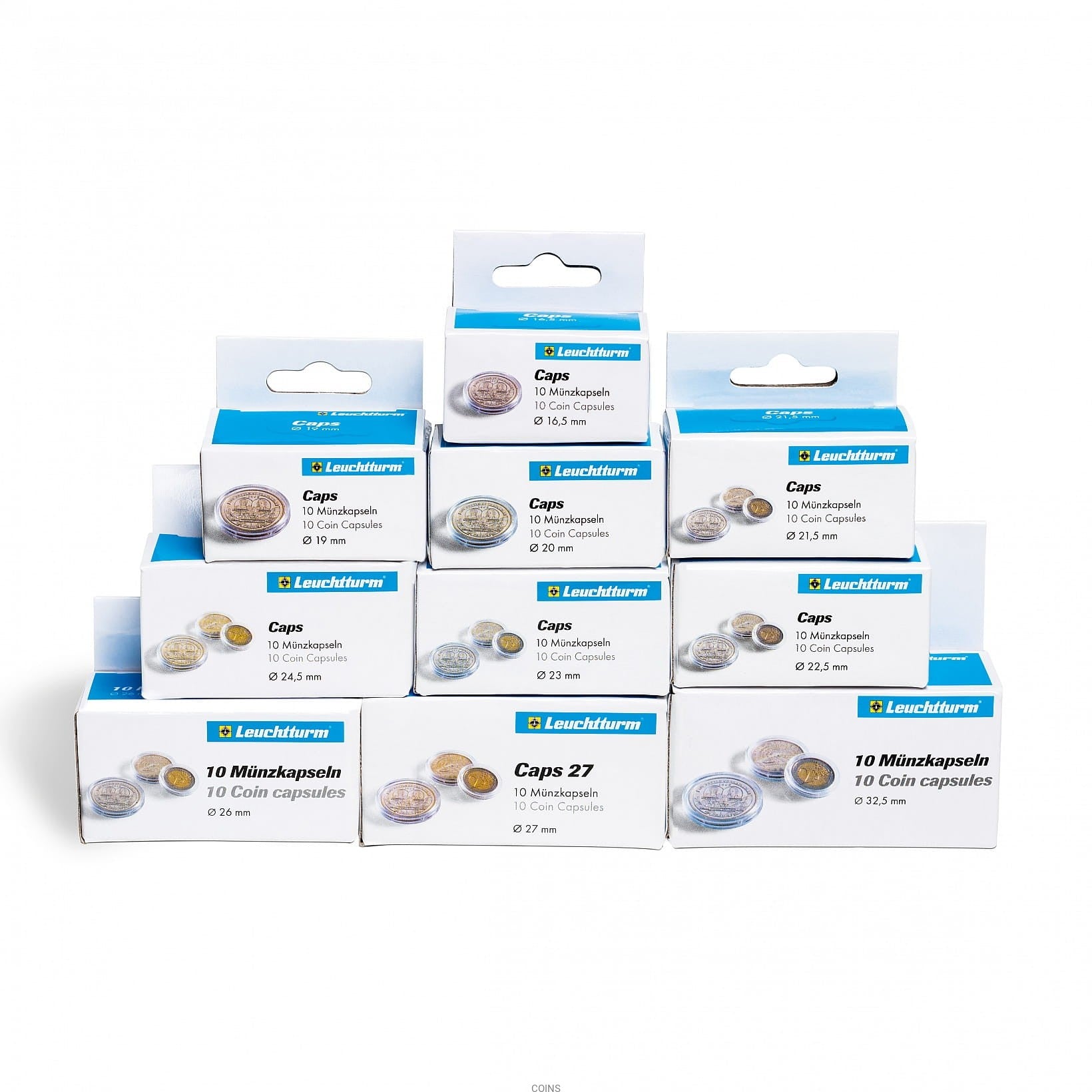 Zestaw kapsli CAPS z rantem Leuchtturm