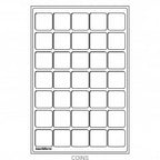 Paleta na monety (format L) 35 przedziałów, 39 x 39 mm