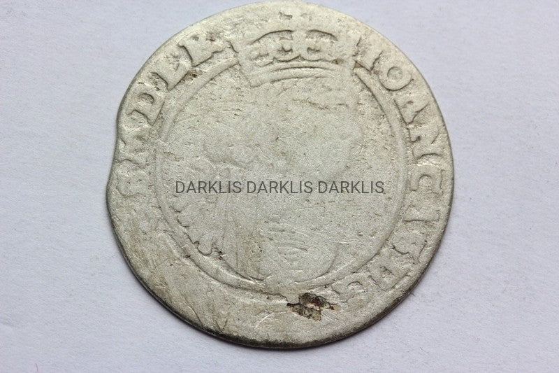 SZÓSTAK POLSKA 1663 AT - JAN II KAZIMIERZ -STAN 3-