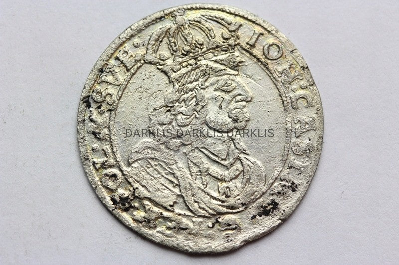 SZÓSTAK POLSKA 1660 TT - JAN II KAZIMIERZ STAN 2