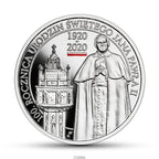 Zestaw 10 zł 100 rocznica urodzin Św. Jana Pawła
