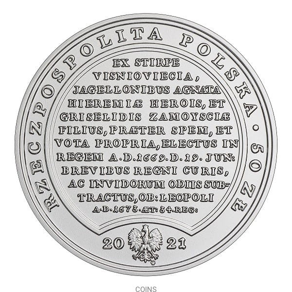 50 zł Michał Korybut Wiśniowiecki SSA