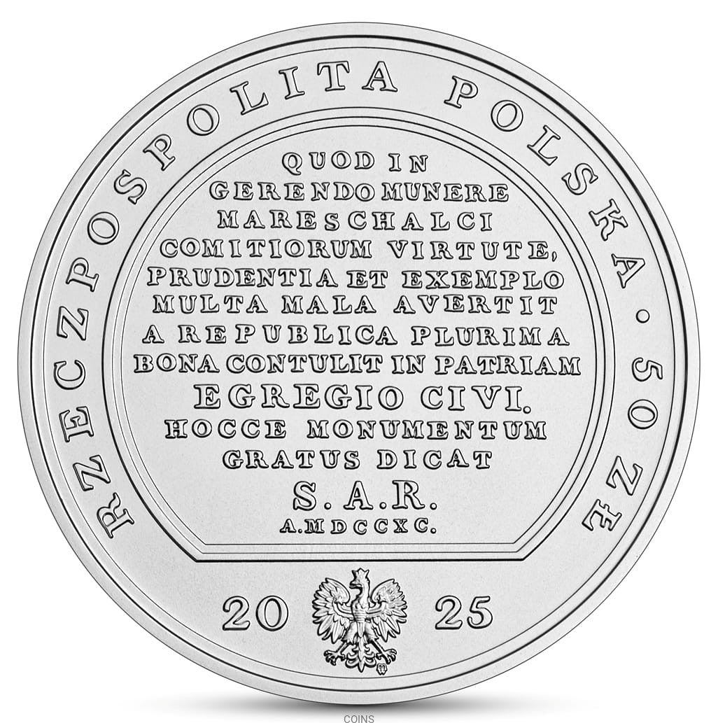 50 zł Stanisław Małachowski - Skarby sztuki medalierskiej