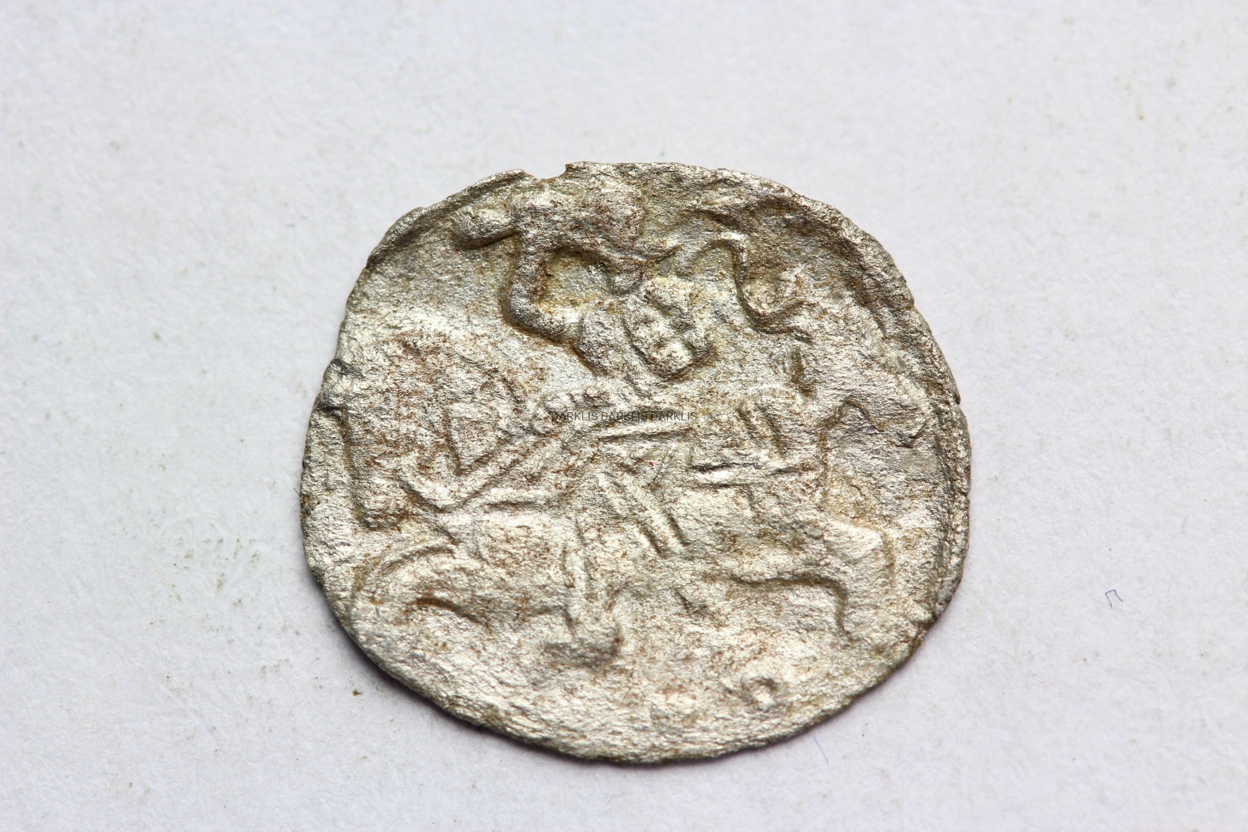 DENAR WILNO POLSKA 1558 ZYGMUNT II AUGUST STAN 3+