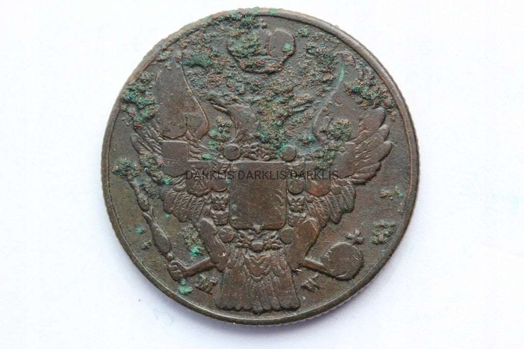 3 GROSZE POLSKA KRÓLESTWO KONGRESOWE 1837 MW NR.1