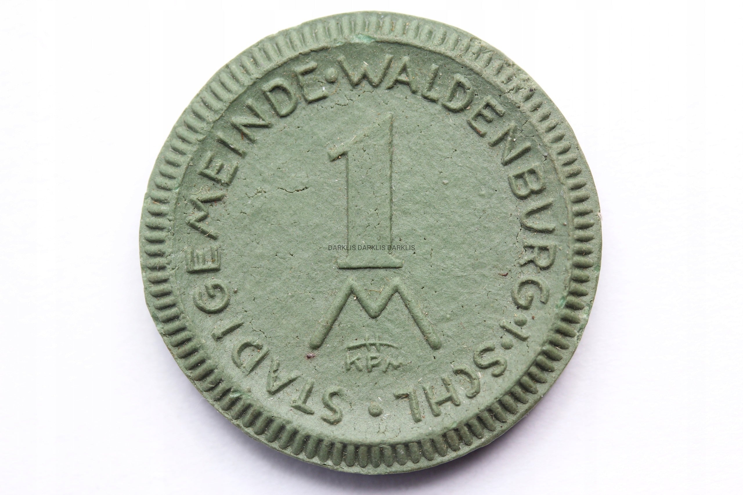 MARKA WALDENBURG WAŁBRZYCH 1921 - GÓRNIK CERAMIKA