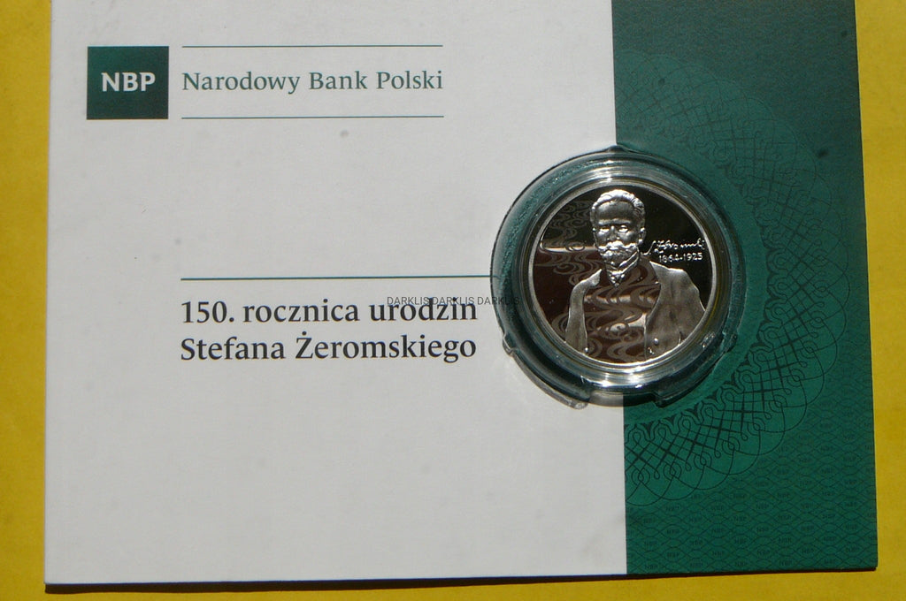 10 ZŁ POLSKA 2014 STEFAN ŻEROMSKI MENNICZA Ag 925