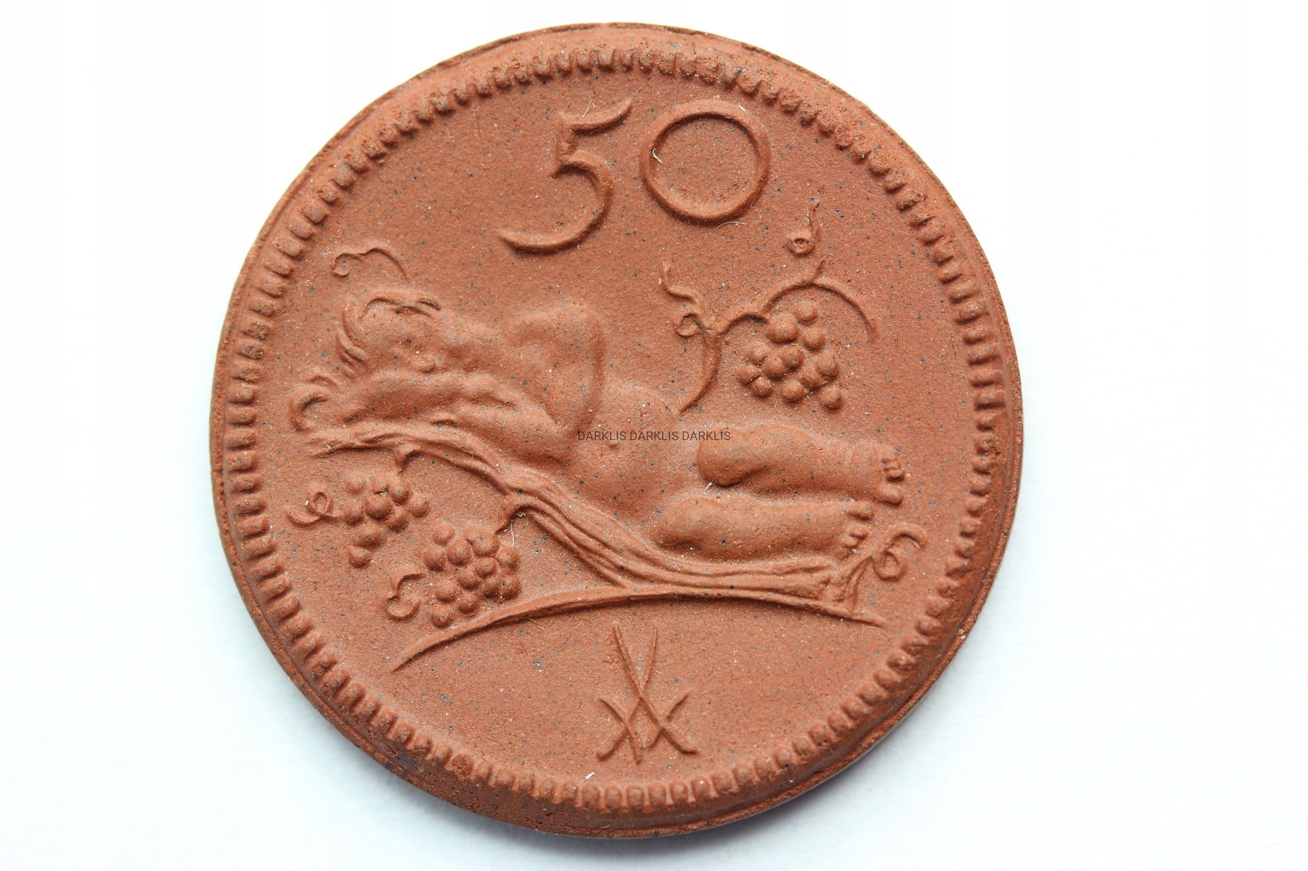 50 PFENNIG MUNSTERBERG ZIĘBICE 1921 - CERAMIKA