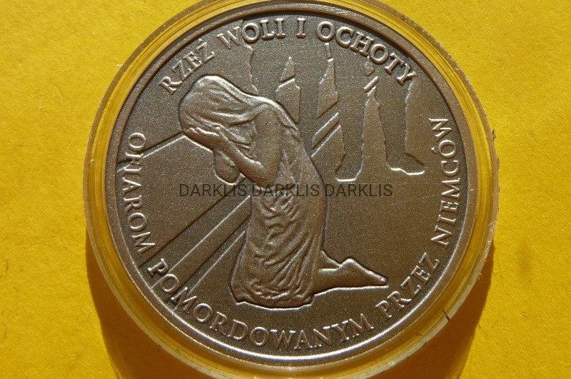 10 ZŁOTY POLSKA 2017 RZEŹ WOLI i OCHOTY SREBRO 925