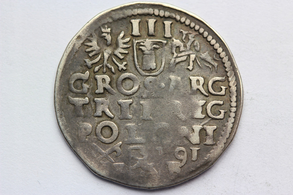 TROJAK POZNAŃ POLSKA 1591 ZYGMUNT III WAZA ST. 3