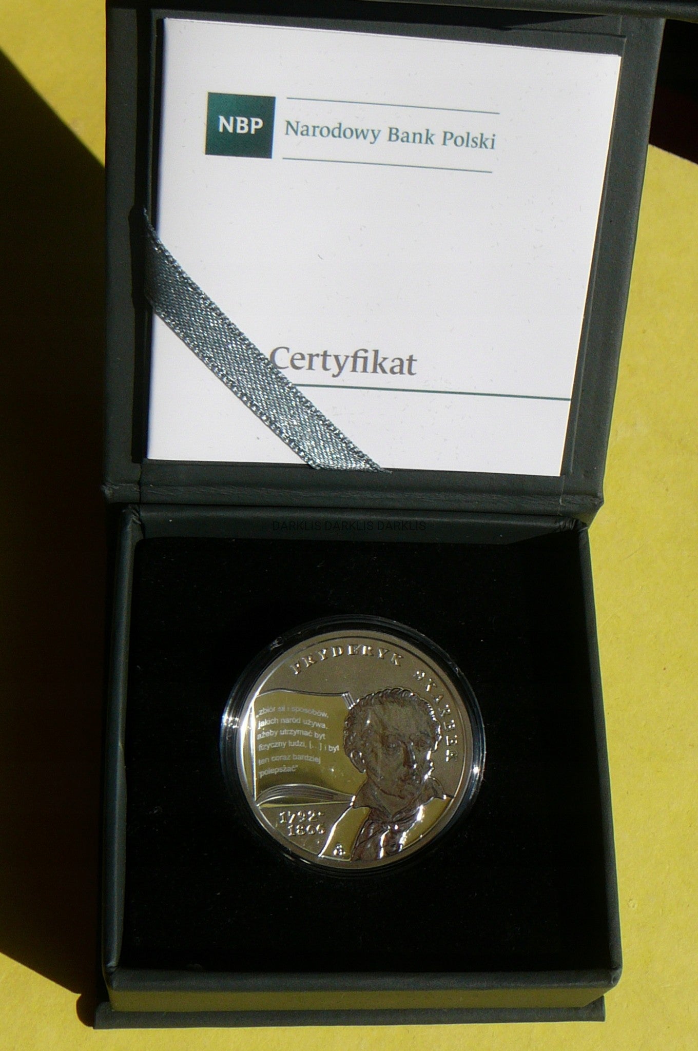 10 ZŁ POLSKA 2018- EKONOMISTA FRYDERYK SKARBEK -Ag