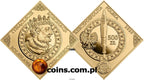 500 zł Tysiąclecie koronacji Bolesława Chrobrego 2oz Au999,9 złoto + bursztyn
