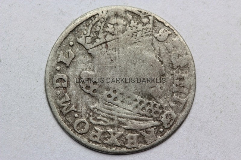 GROSZ WILNO POLSKA 1626 - ZYGMUNT III WAZA STAN 3+