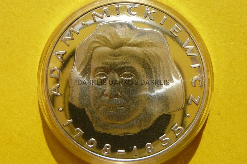 100 ZŁOTYCH POLSKA 1978 - ADAM MICKIEWICZ -SREBRO