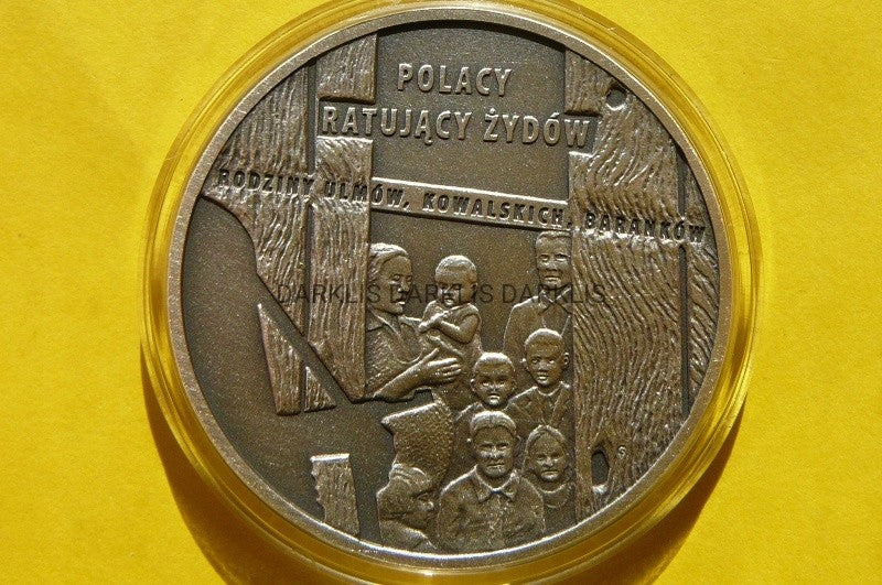 20 ZŁOTY POLSKA 2012 POLACY RATUJĄCY ŻYDÓW Ag 925