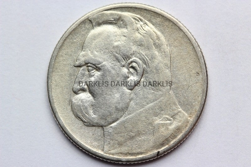 2 ZŁOTE POLSKA 1934 JÓZEF PIŁSUDSKI SUPER STAN Ag