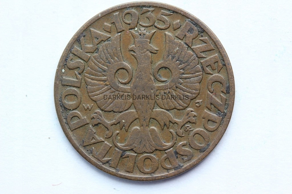 5 GROSZY RZECZPOSPOLITA POLSKA 1935 SUPER STAN !!