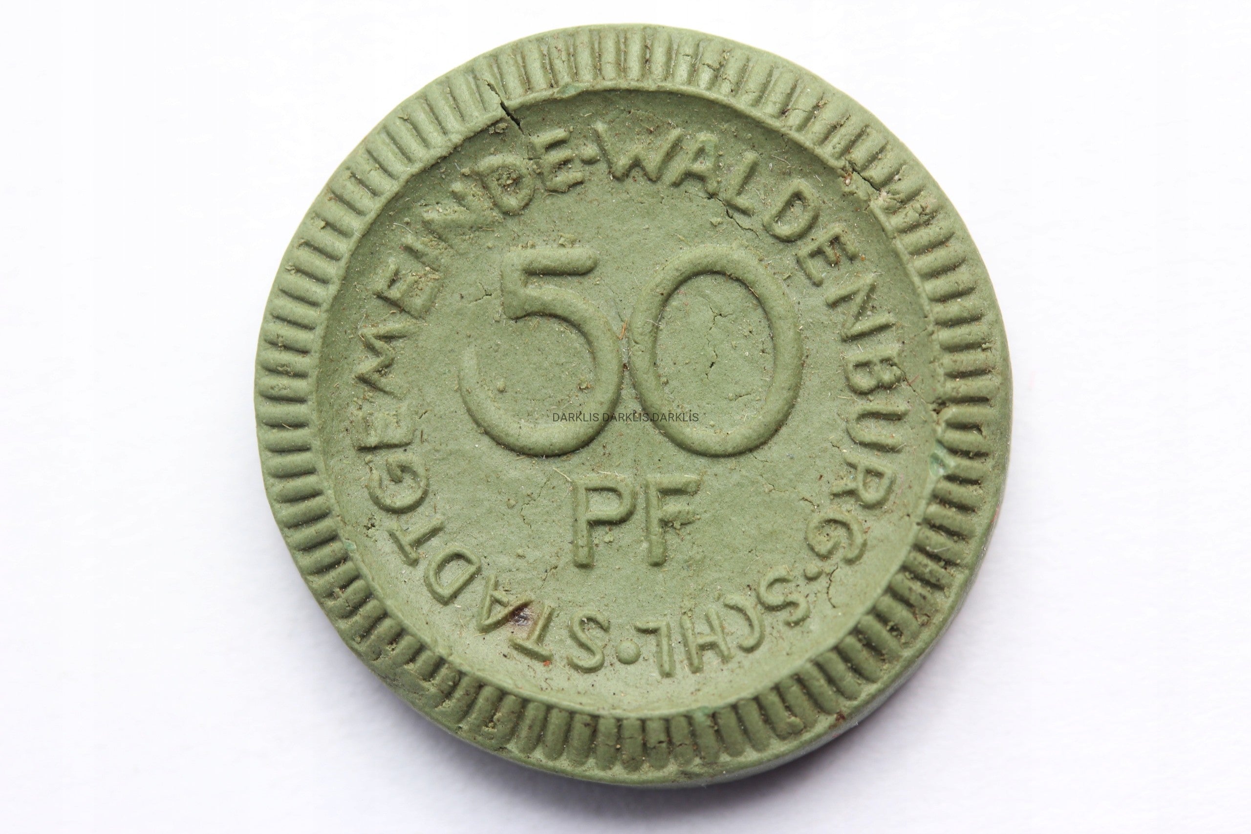 50 PFENNIG WALDENBURG WAŁBRZYCH 1921 - CERAMIKA