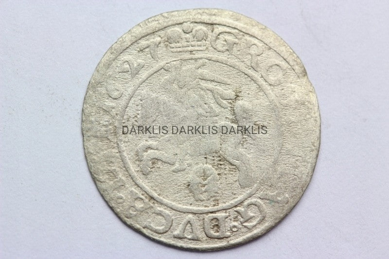 GROSZ WILNO POLSKA 1627 - ZYGMUNT III WAZA - ST.3-