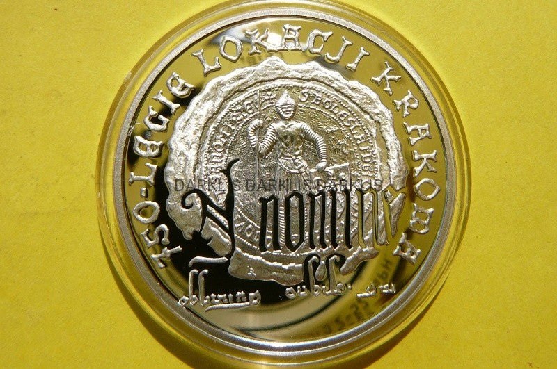 10 ZŁ POLSKA 2007 -750 LAT LOKACJI KRAKOWA SREBRO