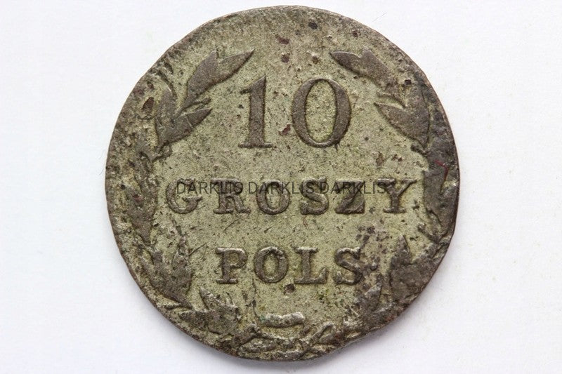 10 GROSZY KRÓLESTWO KONGRESOWE 1830 MIKOŁAJ I 01