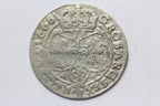 SZÓSTAK POLSKA 1666 AT - JAN II KAZIMIERZ- ST. 3+