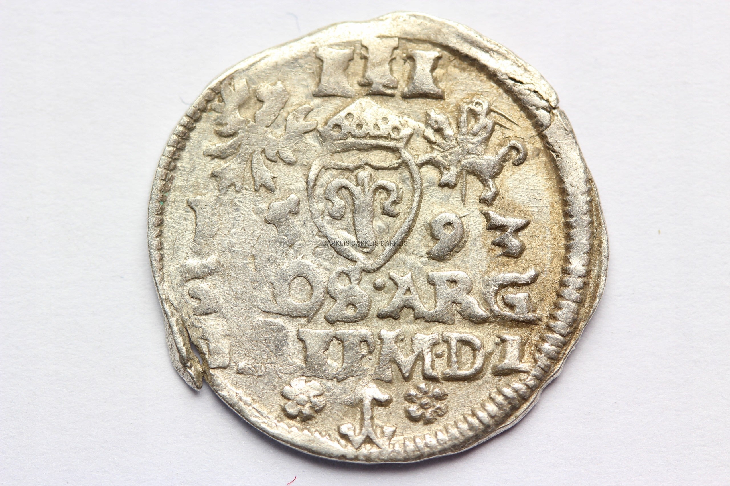 TROJAK WILNO POLSKA 1593 - ZYGMUNT III WAZA -ST.2