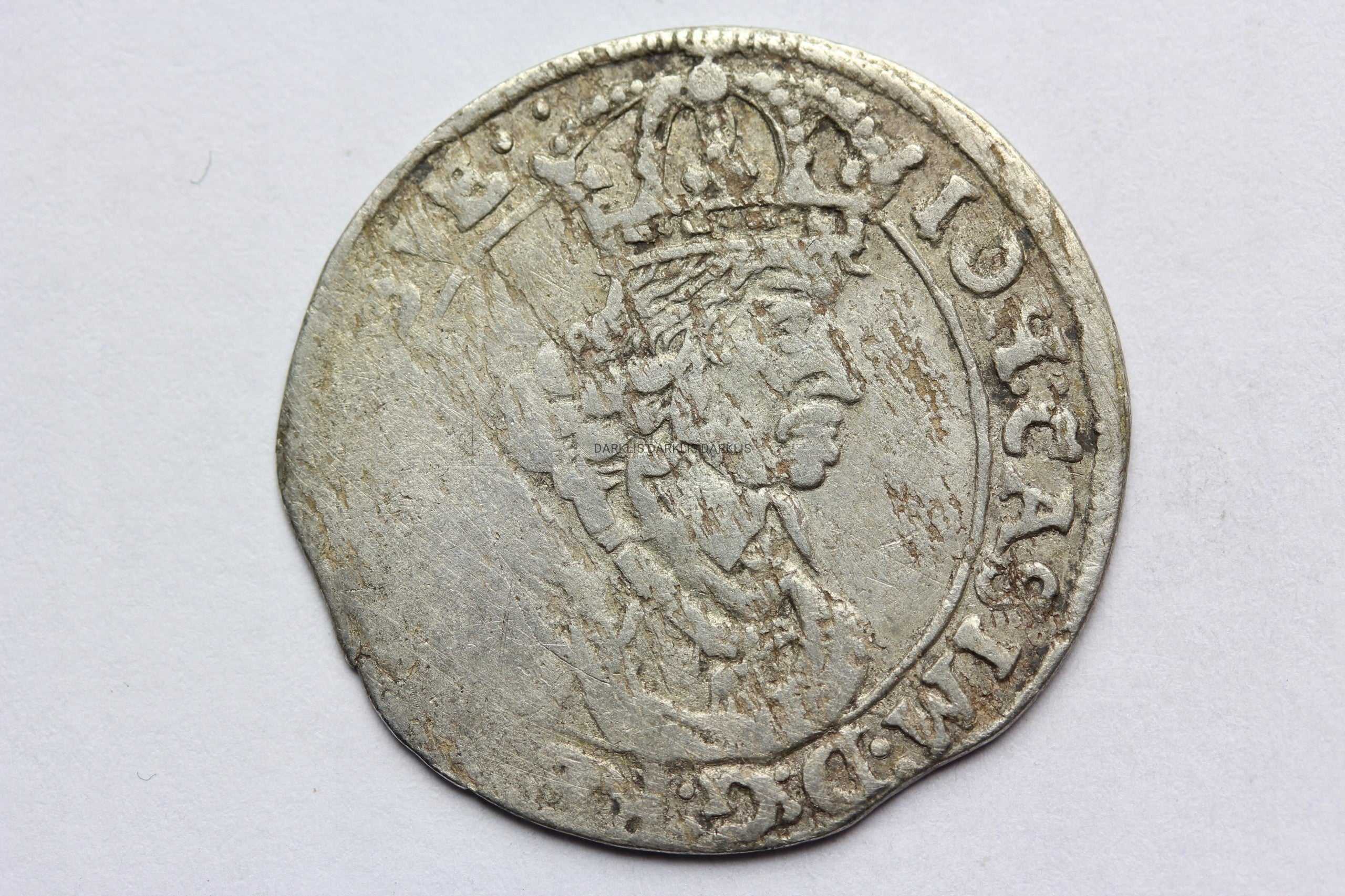 SZÓSTAK POLSKA 1661 TT - JAN II KAZIMIERZ -STAN 3