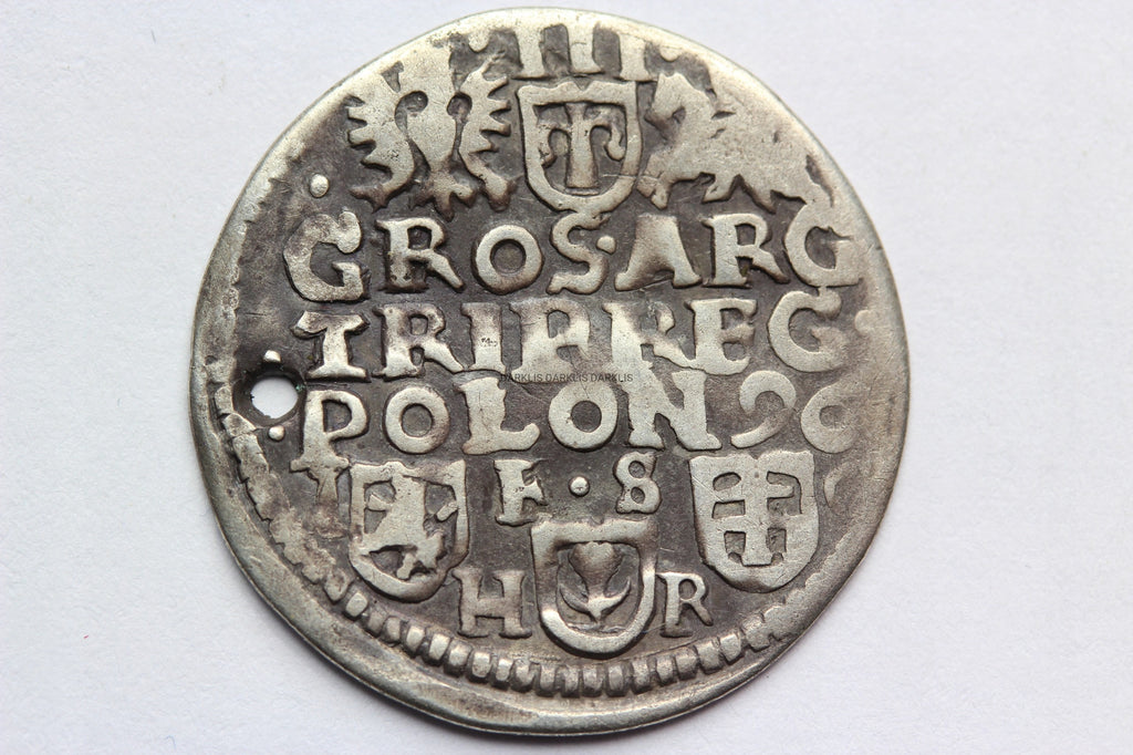 TROJAK BYDGOSZCZ POLSKA 1596 ZYGMUNT III WAZA-ST3+