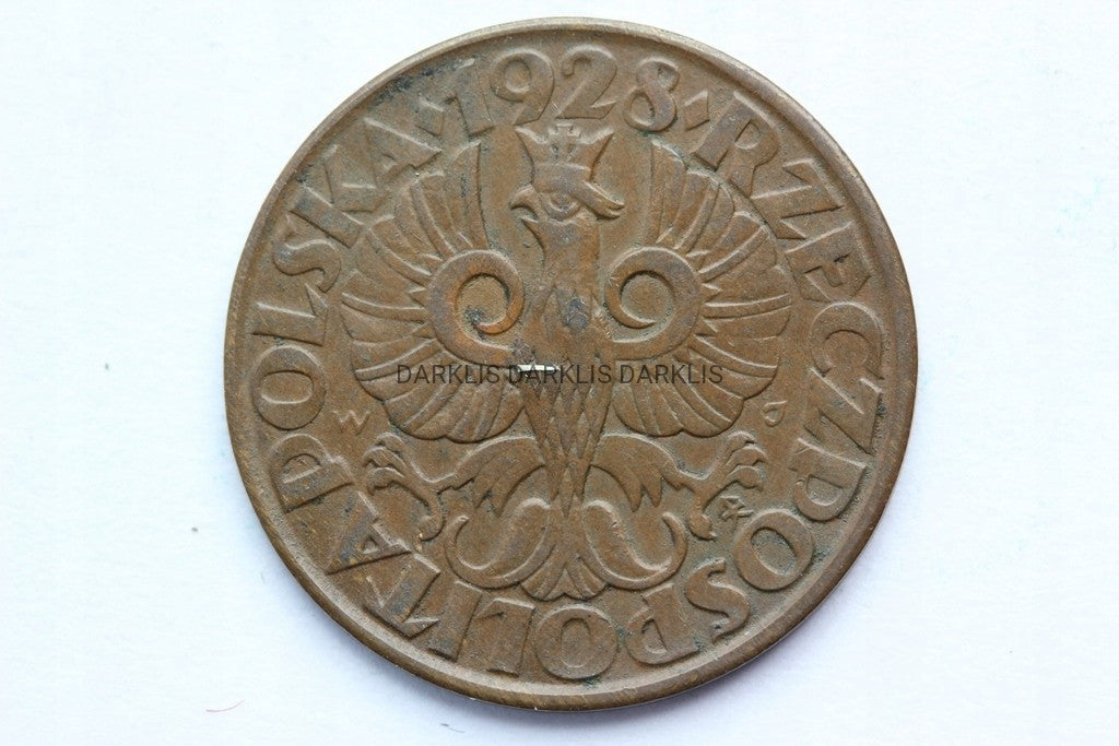 5 GROSZY RZECZPOSPOLITA POLSKA 1928 SUPER STAN !!