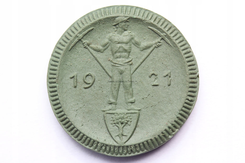 MARKA WALDENBURG WAŁBRZYCH 1921 - GÓRNIK CERAMIKA