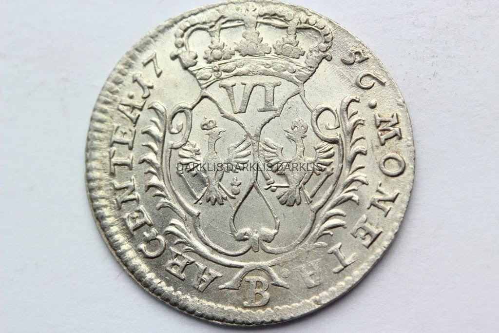 SZÓSTAK ŚLĄSK WROCŁAW 1756 FRYDERYK II A3