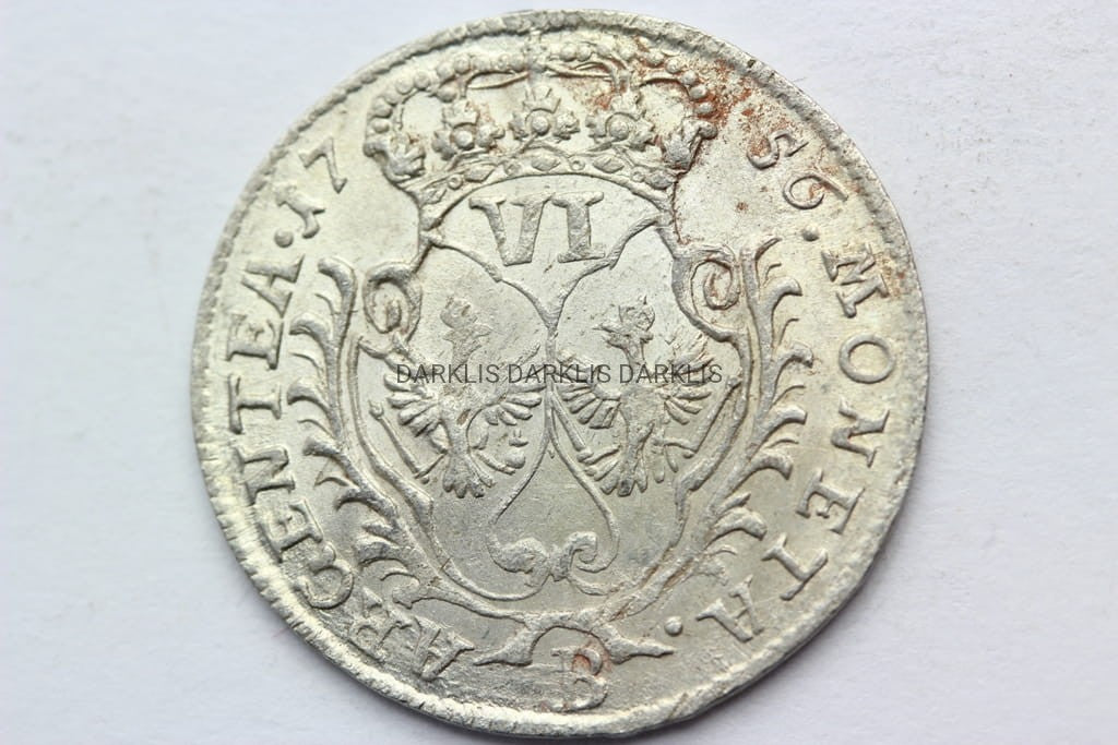 SZÓSTAK ŚLĄSK WROCŁAW 1756 FRYDERYK II A2