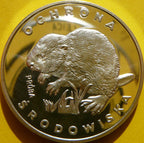 100 ZŁOTY POLSKA 1978 BÓBR ZWIERZĘTA PRÓBA darklis