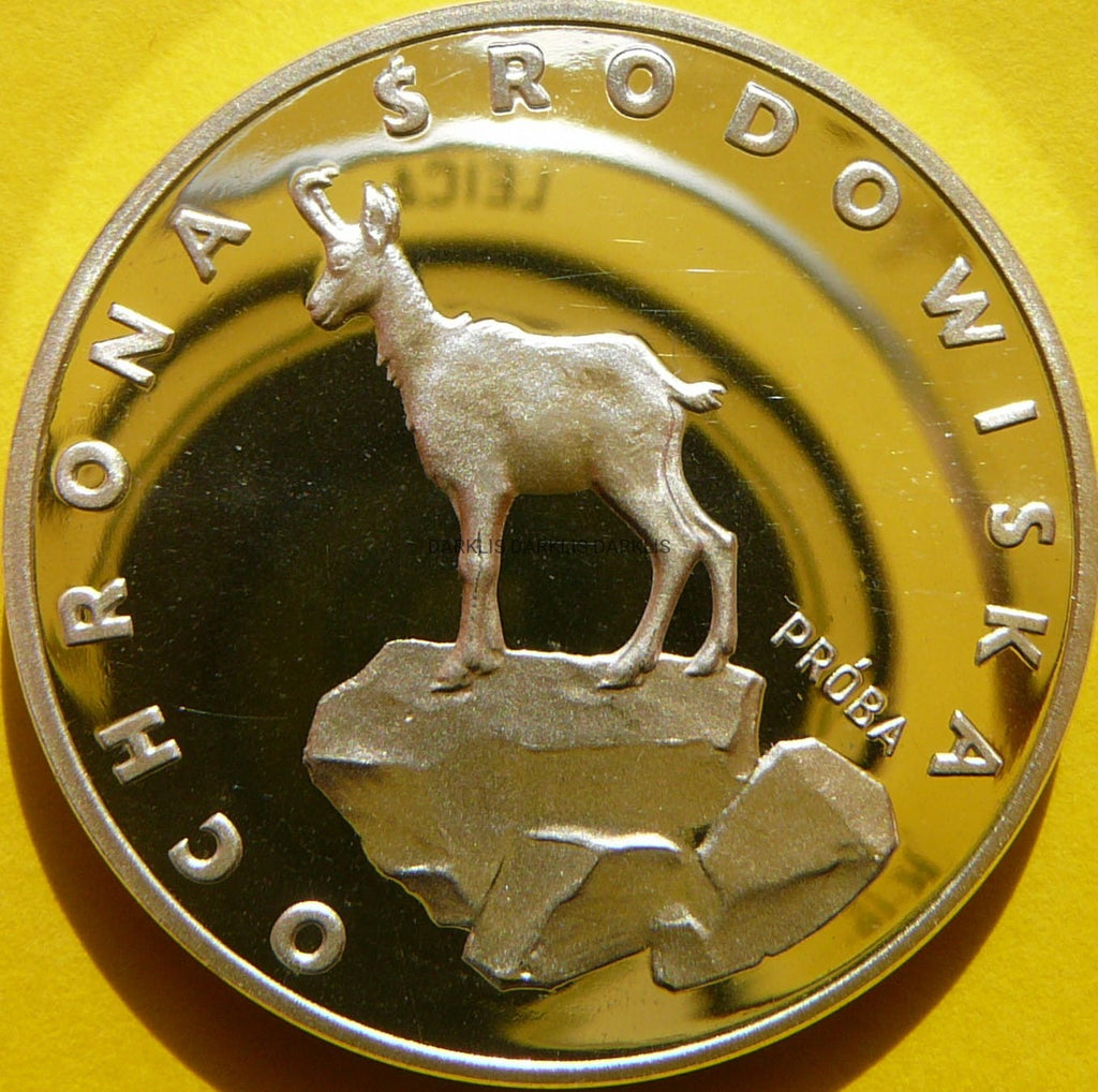 100 ZŁOTYCH POLSKA 1979 - KOZICA ZWIERZĘTA - PRÓBA